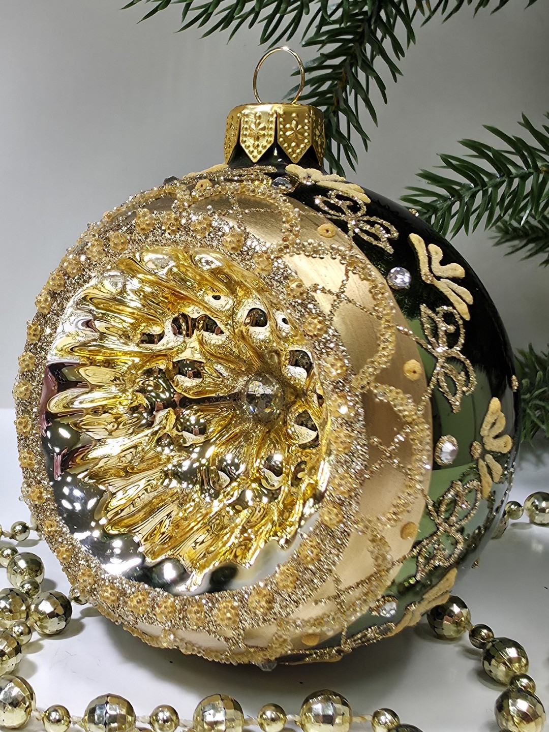 фото Стеклянный шар 80 мм №6