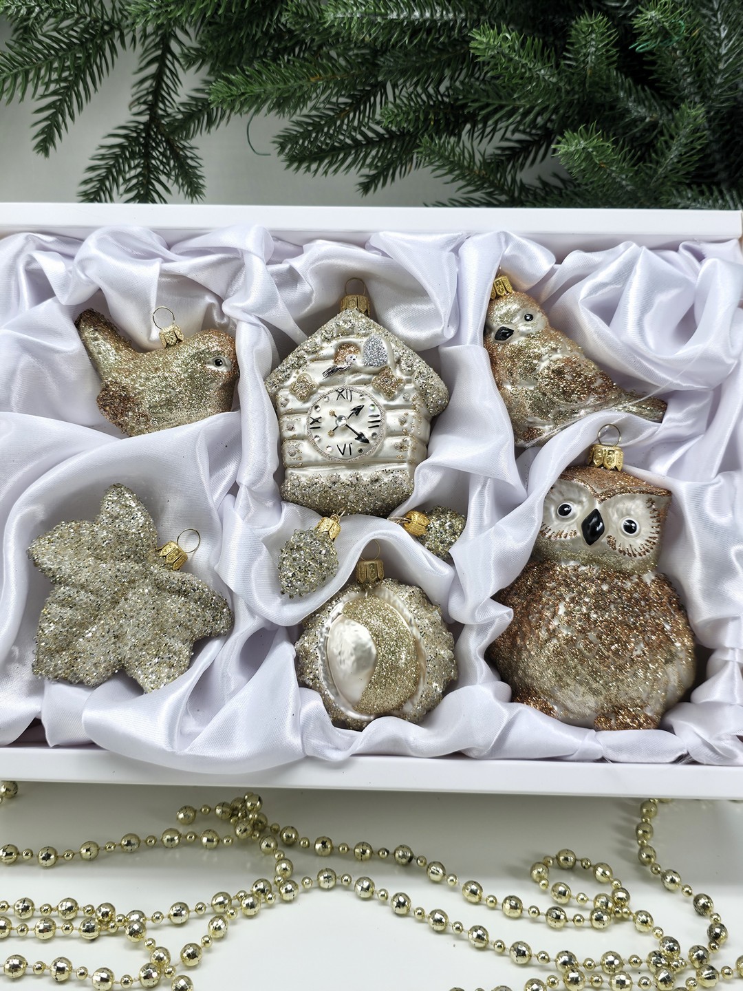 фото Набор ёлочных игрушек Лесной из 6 шт