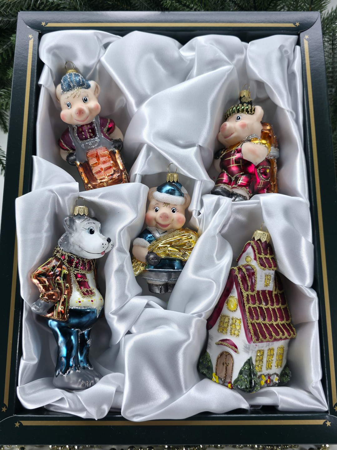 фото Набор ёлочных игрушек Три поросёнка